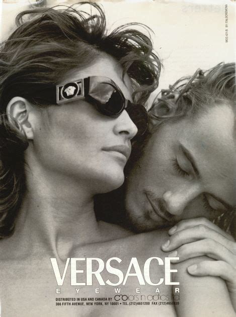 outfit of the day helena christensen & alex lundqvist for versace 